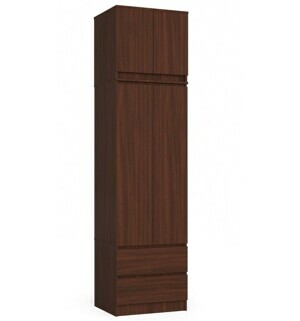 Ak furniture Šatní skříň s nástavcem STAR 60 cm wenge