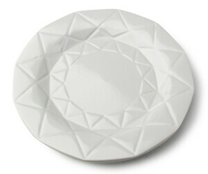Affekdesign Keramický Talíř ADEL 24 cm šedý