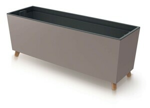 Prosperplast Truhlík s vkladem CORBI IV 77 cm mocca
