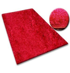 Dywany Lusczow Kusový koberec SHAGGY Izebelie 5cm bordó, velikost 100x150