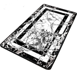 L'essentiel Koupelnová předložka Marmor 80x100 černá
