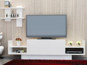 Kalune Design Obývací stěna BAHAR 120 cm bílý