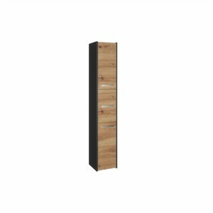 TP Living Koupelnová skříňka S33 170 cm antracit/dub artisan