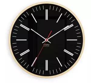 ModernClock Nástěnné hodiny Leoš černé