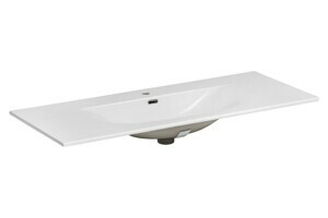 Comad Keramické zápustné umyvadlo Sky 121 cm bílé