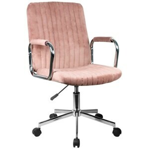 Ak furniture Čalouněné kancelářské křeslo FD-24 růžové