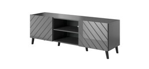 HALMAR TV stolek ABETO 150 cm šedý