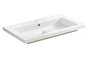 Comad Keramické zápustné umyvadlo Spirit 100 cm bílé