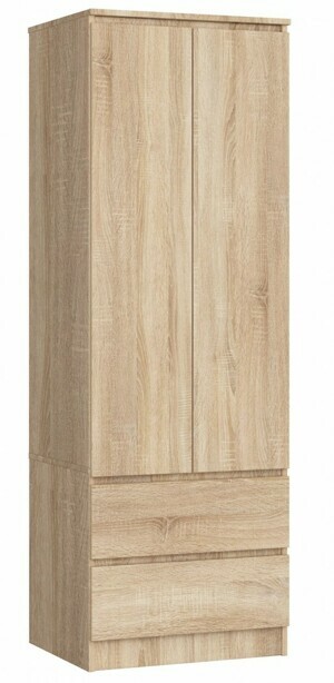 Ak furniture Šatní skříň Star 60 cm dub sonoma