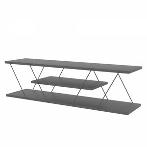 Hanah Home TV stolek Canaz 120 cm antracit