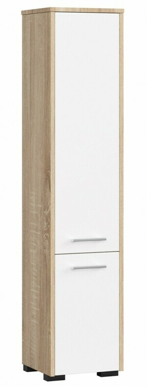 Ak furniture Koupelnová skříňka Fin I 30 cm sonoma/bílá