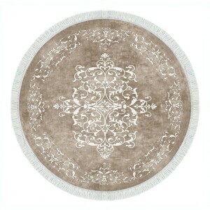 Conceptum Hypnose Kulatý koberec Tapis 100 cm béžový