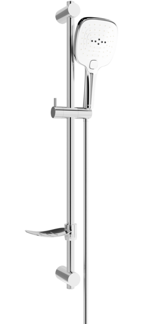 Posuvný sprchový set MEXEN DF17 bílý chrom