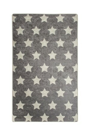 Conceptum Hypnose Dětský koberec Stars 140x190 cm šedý