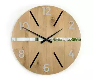 ModernClock Nástěnné hodiny Akselo hnědé
