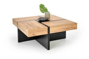 HALMAR Odkládací stolek Sevilla 100 cm dub craft/černý