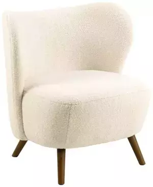 Actona Designové lounge křeslo Crosby krémové