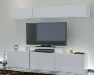 Kalune Design Obývací stěna LINIE 180 cm bílá