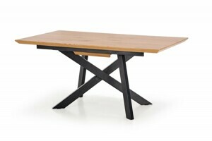 HALMAR Jídelní rozkládací stůl Talo 160/200 cm dub craft zlatý/černý