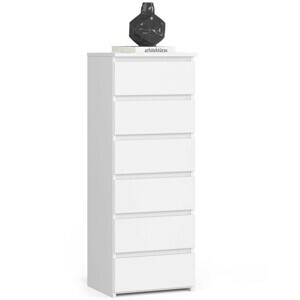 Ak furniture Komoda CL6 40 cm bílá