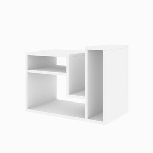 Kalune Design Odkládací stolek Abies bílý
