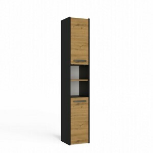 TP Living Koupelnová skříňka S30 170 cm antracit/dub artisan