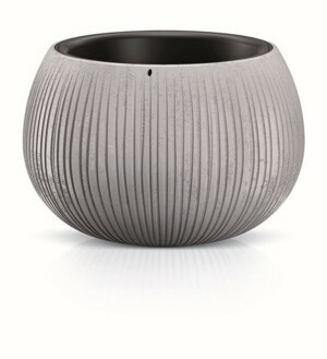 Prosperplast Obal na květináč s vkladem Bowl šedý, varianta 14,4 cm