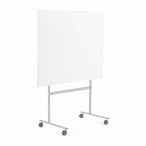 Bílá magnetická tabule DORIS, mobilní, jednostranná, 1500x1200 mm