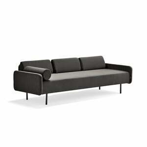 Pohovka TRENDY, 3-miestna, tkanina, hnedá