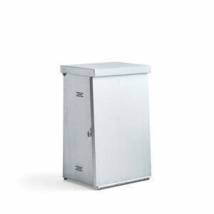 Galvanizovaný odpadkový kôš, 125 L