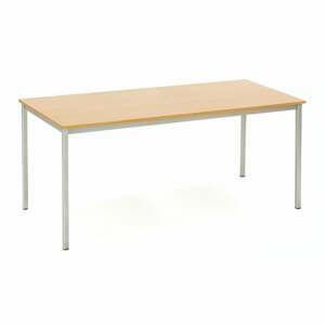 Jedálenský stôl JAMIE, 1800x800 mm, bukový laminát / šedá