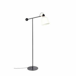 Bílo-černá stojací lampa Skala - Zuiver