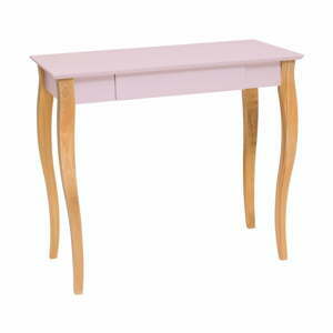 Růžový psací stůl Ragaba Lillo, délka 85 cm
