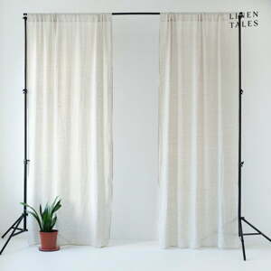 Krémová záclona 130x300 cm Daytime – Linen Tales