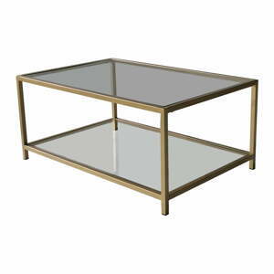 Konferenční stolek ve zlaté barvě 60x90 cm Astro – Neostill