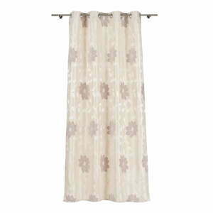 Béžový závěs z žakáru 140x245 cm Maura – Mendola Fabrics