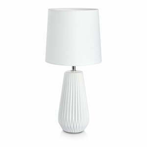 Bílá stolní lampa Markslöjd Nicci, ø 19 cm