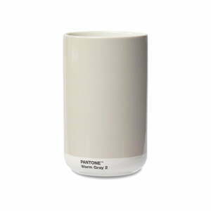 Béžová keramická váza Warm Gray 2 – Pantone