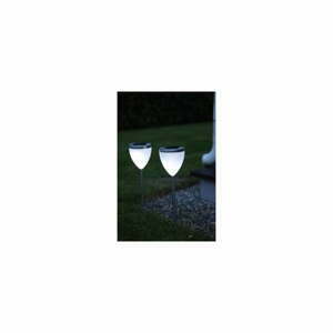 Sada 2 zahradních solárních LED svítidel Star Trading, výška 34 cm