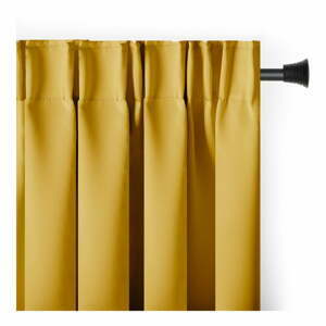 Žlutý zatemňovací termo závěs 140x245 cm Pleat – Restilo