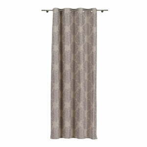 Šedo-hnědý závěs 140x245 cm Kansai – Mendola Fabrics