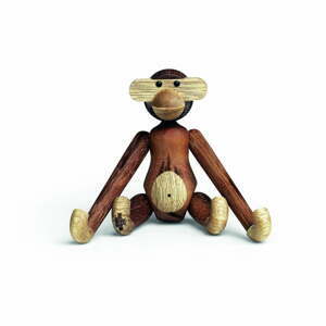 Soška z masivního dřeva Kay Bojesen Denmark Monkey Teak