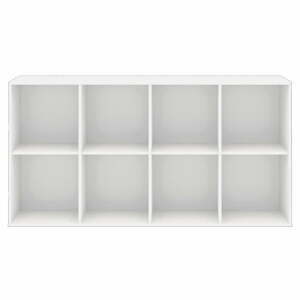 Bílý modulární policový systém 136x69 cm Mistral Kubus - Hammel Furniture