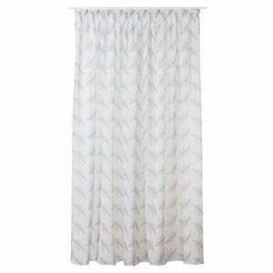 Bílo-zelená záclona 300x260 cm Seva – Mendola Fabrics