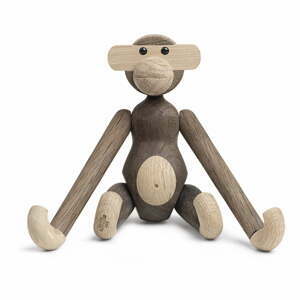 Soška z masivního dubového dřeva Kay Bojesen Denmark Monkey