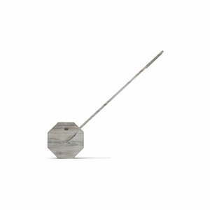 Šedá LED stolní lampa (výška 38 cm) Octagon One – Gingko