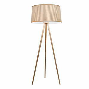Hnědá stojací lampa SULION Bea, výška 152 cm
