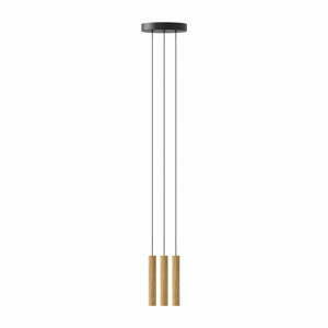 LED závěsné svítidlo s dřevěným stínidlem ø 3 cm Chimes – UMAGE
