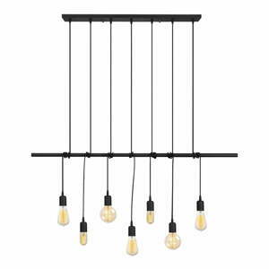 Černé kovové závěsné svítidlo Opviq lights Vincent