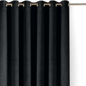 Černý sametový dimout závěs 400x175 cm Velto – Filumi